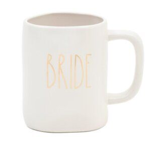 NEW BRIDE Beautiful ceramic Rae Dunn Coffee Mug/Cup with GOLD lettering
